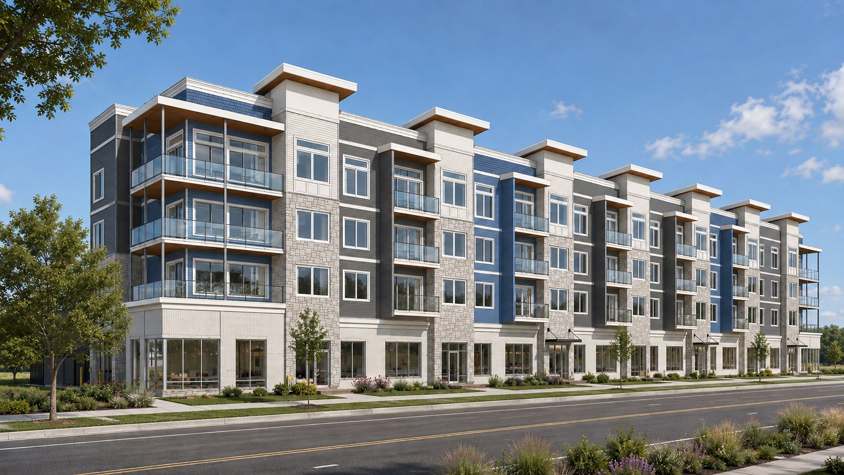 Riverwalk Landing Rendering